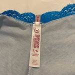 PINK - Victoria's Secret Victoria’s Secret Pink Blue Studded Cheekiest Hipster Size L New Without Tag Photo 3