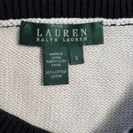 Ralph Lauren Lauren Striped Boat Neck Long Sleeve Cotton Sweater Women's Size S Photo 5