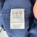 Sea NY Heidi Flutter Sleeve Smocked Navy Midi Dress 2 Blue Photo 10