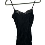 Nasty Gal  Black Lace Satin Mini Slip Dress Photo 1