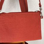 Baggallini Everything Crossbody Bag Purse Orange Nylon Organizer Wristlet Wallet Photo 8