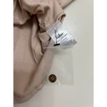 Lulus  Simply the Best Beige Short Sleeve Button-Front Tee M NWT Photo 6