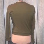 Divided  Army Green Crewneck Photo 1