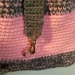 Adorable Crochet Pink & Gray Purse.
Shoulder bag with Adjustable shoulder straps Photo 2