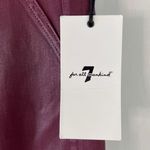 7 For All Mankind New  Coated Cargo Ankle Zip Skinny Pants Merlot Photo 13