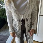 White Lace Kimono Size XS Photo 1