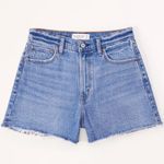 Abercrombie & Fitch Curve Love High Rise 90s Cutoff Short Photo 0