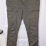 Joie  High Rise Park Cargo Skinny Pants W4/27 Beetle Photo 0