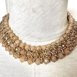 Ny Collection Peach gold tone choker necklace Photo 0