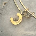 ALEX AND ANI  Initial “C” Charm Gold Minimalist Bangle Bracelet Photo 3