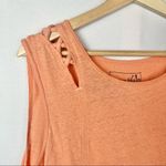 Free People  We the Free Summers End Orange Linen Swing Tank Top S Photo 3