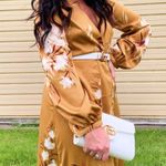 EXPRESS NWT!  x Rocky Barnes Kimono Maxi Wrap Dress Photo 10