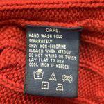 Ralph Lauren Sport Red Cable Knit Zip-Up Hoodie Sweater Womens XL Y2K Preppy Photo 10