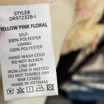 Lush Clothing LUSH Women’s Yellow Pink Floral Mini Dress Sz S Photo 5