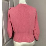 Knitted & Knotted Light Pink Knit Half Sleeve Blouse XS Photo 3