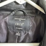 Iris Black vegan Leather Jacket Photo 1