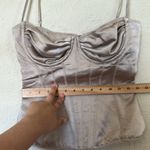 House Of CB  size S D-DD  'Chantal' Champagne Satin Corset NWOT S D-DD Photo 14