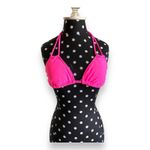 No Boundaries  Womens Bikini Top Sz S 3 5 White String Removable Pads Juniors‎ Photo 3