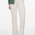 Madewell NWT Women's Tall Kick Out Crop Jeans Pure White Size 28 Mid-Rise Summer Photo 0