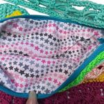 Bohemian Knit Crossbody Purse Rainbow Pride Shoulder Bag u Whimsical Lined Pompo Yellow Photo 6