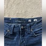 Miss Me Women'sβ Low Rise Straight Dark Wash Distressed Jeans Size 27 Photo 4