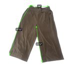 Quince Womens Wide Leg Cropped Culottes Pants L Elastic Waist Khaki Gray Size L Photo 1