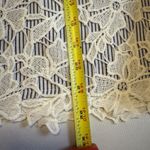 Adiva Women's Size Small Halter Top Blue/White Striped Lace Overlay Casual # Photo 13