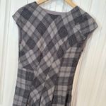 Sundance  Gray Plaid Wool Blend Dress‎ Size 2 Photo 2