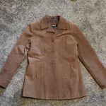Me Jane Genuine Leather Womens Jacket L Brown Photo 0