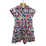 Saloni Ashley B Mini Dress in Multi Kaleidoscope Sz. 4 Photo 2