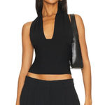 We Wore What  Halter Top in Black Small New Womens Sleevless Tank Photo 0
