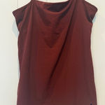 Gilly Hicks  Shelf Bra‎ Tank Top Burgundy Built In Support Adjustable Straps Photo 0