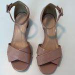 J.Crew  dusty pink patent leather sandals sz 6.5 Photo 4