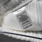 Aritzia TNA  Cozy AF Fleece Cotton Boyfriend Mini Sweat Shorts Lounge White Small Photo 2