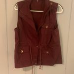 Maroon Utility Vest Red Size L Photo 0