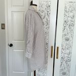 Emily Phillips Nashville USA stripe button down tunic dress White Size L Photo 3