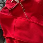 TJ Maxx  Quarter-Zip Pullover red Photo 0