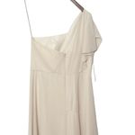 Marchesa Notte Cosenza Gown Women’s Size 10 Chiffon One Shoulder Flawed Photo 7