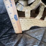 a.n.a  Women's Merlin Wedge Sandals Size 9.5 Braided Raffia Beige platform preppy Photo 3