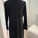 J. Jill Black & White Long Sleeve Dress with Polka Dots Size Small Photo 3