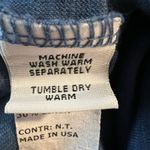 Cut Loose Dress Small Linen Blend Oversized Tiered Blue Photo 4