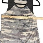 AWAKE Women's Camo Tank Top West Coast Style Size Junior Large Summer Gray Photo 6