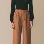 💕DOEN💕 Ayrshire Pant ~ High Waisted Military Style Pants Cassava Brown 27 NWT Photo 0