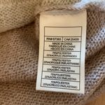 BB Dakota Sweater Roomy Oversized Cardigan Beige Tan Lightweight Colorblock S Photo 8