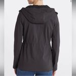 Women's Charcoal Eden Society Holly Contrast Hood Cargo Utility Jacket Photo 10