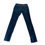 Bebe  Medium Dark Blue Studded SZ 25 Women’s Skinny Mid-Rise Jeans #1016 Photo 5