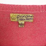 Princess Vera Wang Pullover Sweater Dress Pink falling letter graphic design S Photo 10