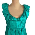 LulaKate Raw Silk Ruffle V Photo 2