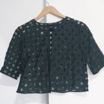 Hanita sheer cotton nylon single keyhole tops
#D3 Black Photo 0