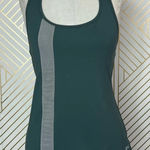 Splits59  Dark Green Racerback Mesh Stripe Tank Top‎ Size Medium Photo 0